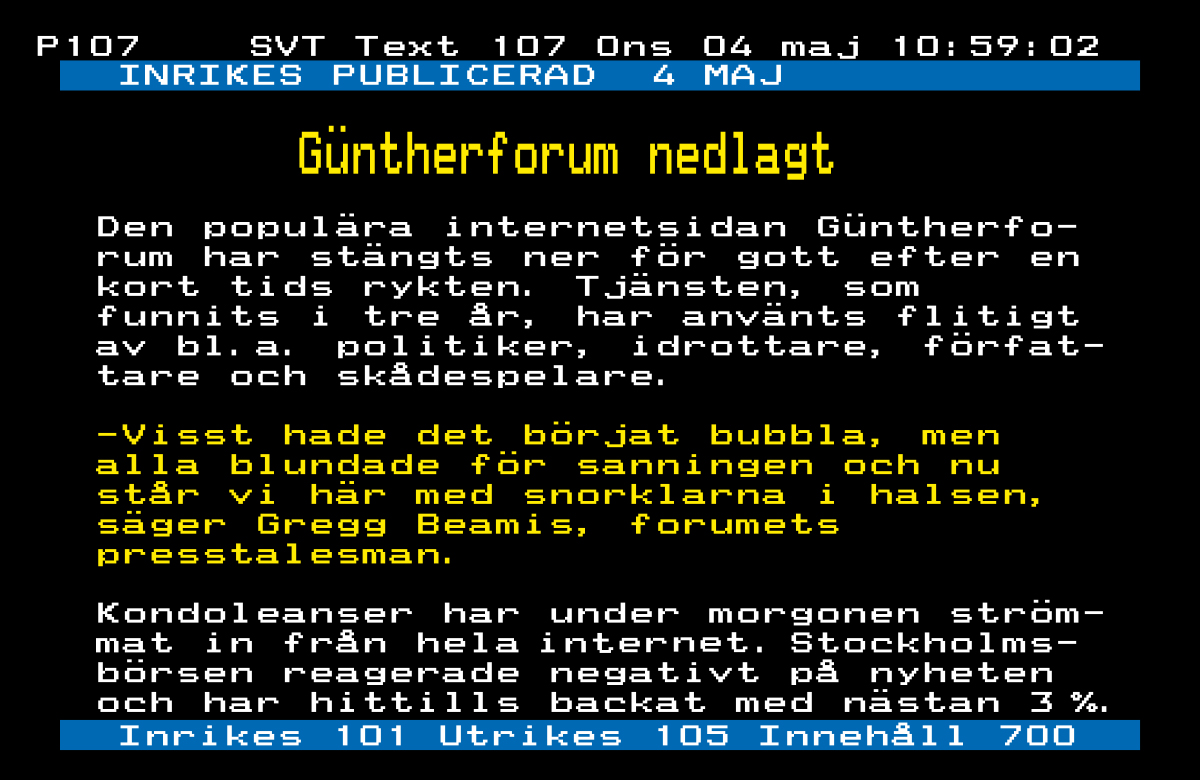 Teletext page